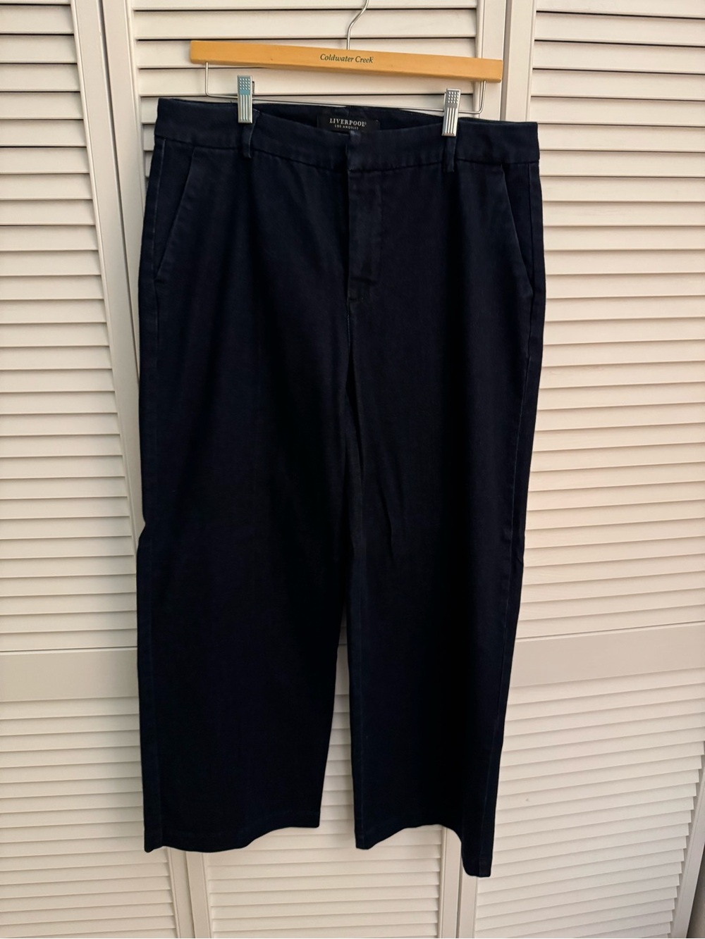 Liverpool Los Angeles Dark Wash Denim Trousers Size 12/31